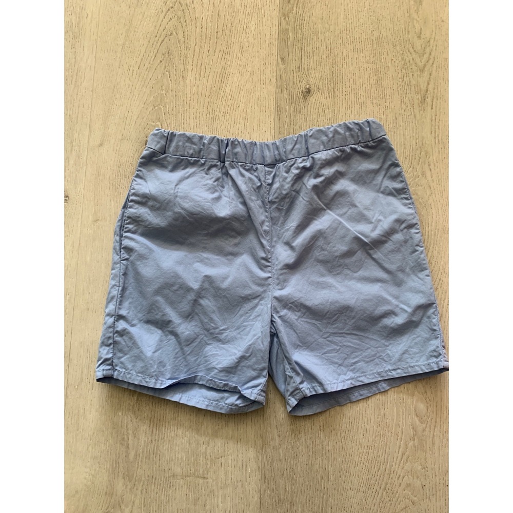 Morley Kids Light Blue Elastic Waist Cotton Shorts Casual Summer Pocket Blue